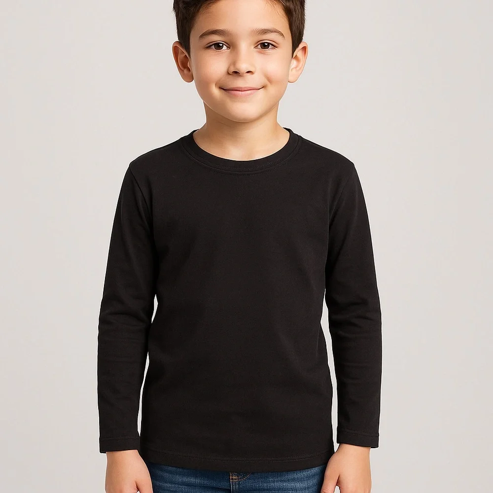 Wonder nation Long sleeve Tee Black Size 8